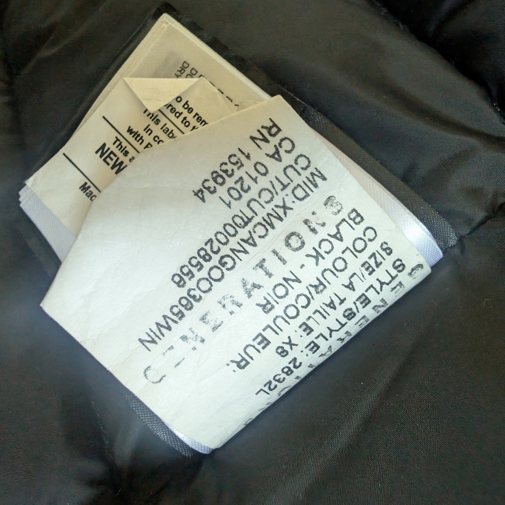Canada Goose Black Quilted Vest - Picture 5 of 6